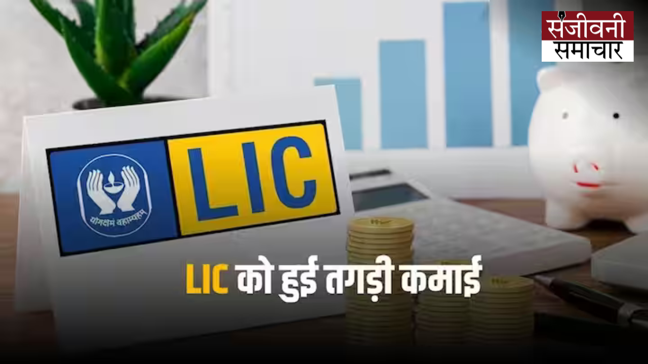 After years of income tax refund, LIC made a profit of Rs 22,000 crore.